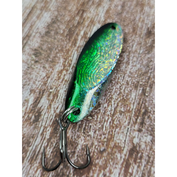 Блешня-кастмастер Select AspMaster 18.0g 55mm, колір: MTGG, Розмір/Вага: 18g/55mm, Колір блешні: MTGG, фото , изображение 9