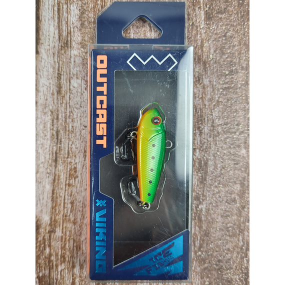 Воблер Viking Fishing Outcast Vib 40mm 7.0g #13 Fire Minnow, Колір: Fire Minnow, Розмір/Вага: 40мм/7г, фото , изображение 2