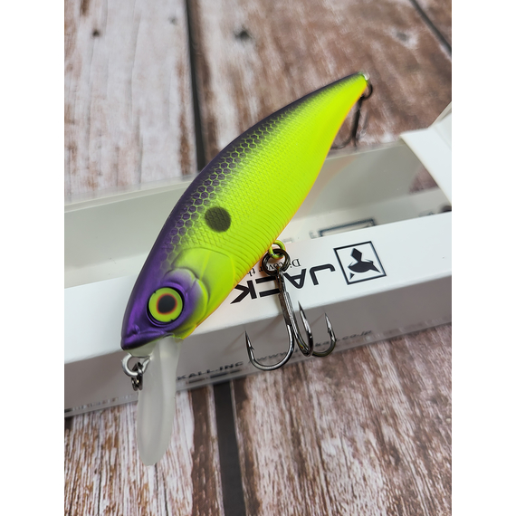 Воблер Jackall Squad Minnow 95SP 95mm 14.0g Purple Mohican, Розмір/Вага: 95мм/14г, Колір воблера: Purple Mohican, фото , изображение 8