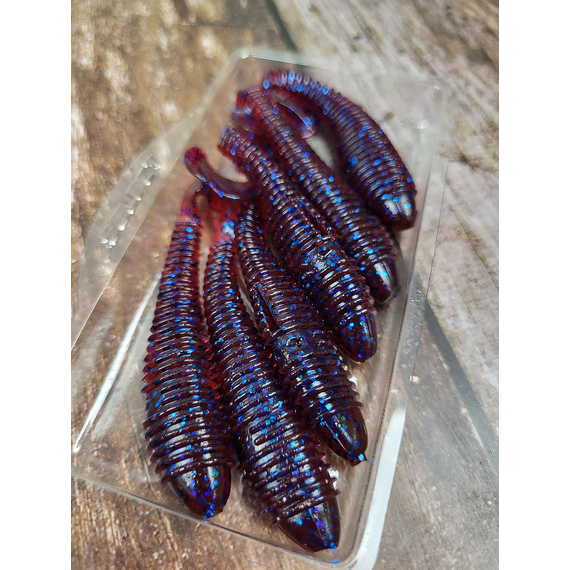 Силикон Select Fatfish 3" col.110 (6 шт/упак), Длина силикона: 3" (7.62 см), Расцветка силикона: 110, фото , изображение 5