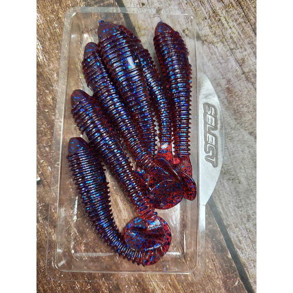 Силикон Select Fatfish 3" col.110 (6 шт/упак), Длина силикона: 3" (7.62 см), Расцветка силикона: 110, фото , изображение 6