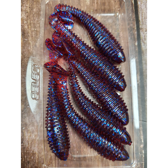 Силикон Select Fatfish 3" col.110 (6 шт/упак), Длина силикона: 3" (7.62 см), Расцветка силикона: 110, фото , изображение 9