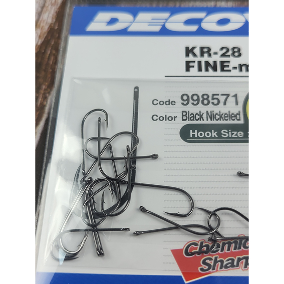Гачок Decoy KR-28 Fine Mini #12 (18 шт/уп), фото , изображение 8