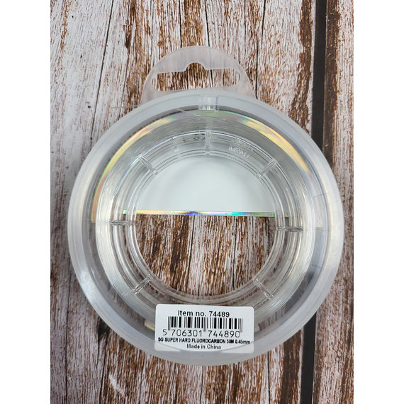 Флюорокарбон Savage Gear Super Hard 50m 0.45mm 10.70kg Clear, фото , изображение 4