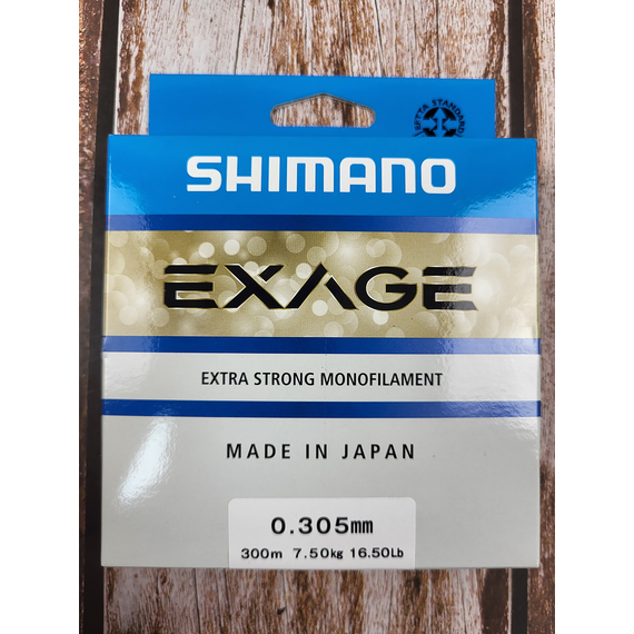 Леска Shimano Exage 300m 0.305mm 7.5kg, Диаметр: 0.305, Размотка: 300m, фото , изображение 3