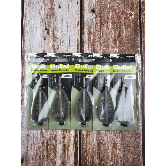 Годівниця Brain Bullet Pellet Feeder XL 40g, Вага годівниці: 40 гр, Тип годівниці: Pellet, фото , изображение 4