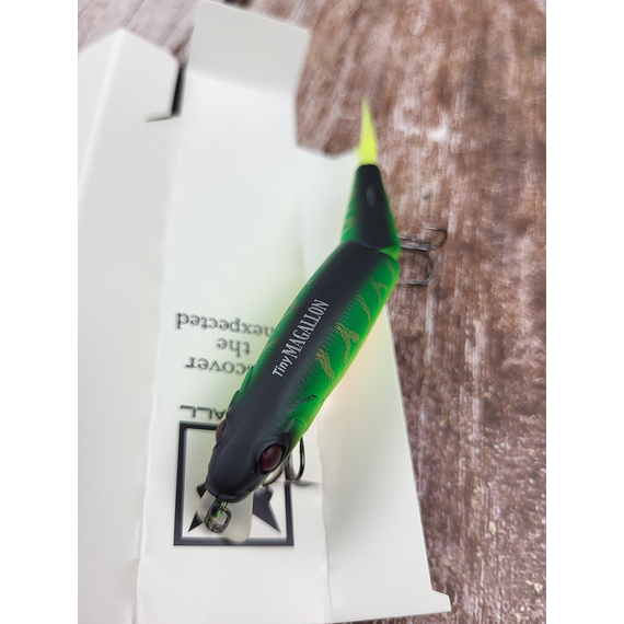 Воблер Jackall Tiny Magallon 88мм 7.2г Mat Tiger Suspending, Розмір/Вага: 88мм/7.2г, Колір воблера: Mat Tiger, фото , изображение 7