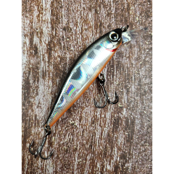 Воблер ZipBaits Rigge Flat 50S, 50mm 5.3g #916WH (0.4-1.1), Размер/Вес: 50mm-S/5.3g, Цвет воблера: #916WH, фото , изображение 4