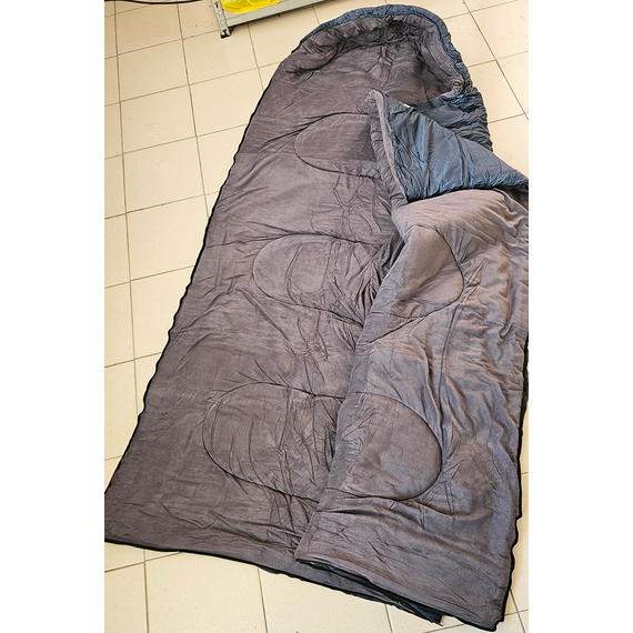 Утеплений спальний мішок FR Com-Fort 3500, 220×90 см, температура: -15…0 °C, колір: dark grey, фото , изображение 2