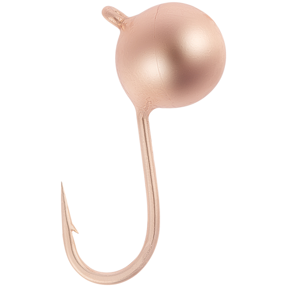 Мормишка вольфрамова Viking Fishing Round 0.3g 3mm Cu (5шт), Размер/Вес: 3мм/0.3г, Колір мормишки: Cu, фото 