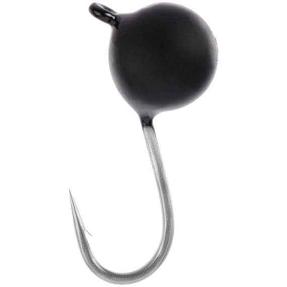Мормишка вольфрамова Viking Fishing Round 0.64g 4mm Black (5шт), Размер/Вес: 4мм/0.64г, Колір мормишки: Black, фото 