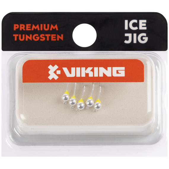 Мормишка вольфрамова Viking Fishing Round+drop 0.18g 2.5mm Silver (5шт), Размер/Вес: 2.5мм/0.18г, Колір мормишки: Silver, фото , изображение 2