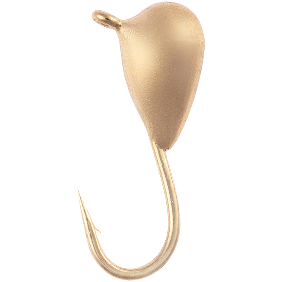 Мормишка вольфрамова Viking Fishing Drop 0.25g 2.5mm Gold (5шт), Размер/Вес: 2.5мм/0.25г, Колір мормишки: Gold, фото 
