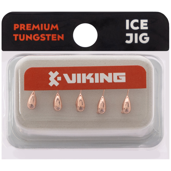Мормишка вольфрамова Viking Fishing Drop 0.46g 3mm Cu (5шт), Размер/Вес: 3мм/0.46г, Колір мормишки: Cu, фото , изображение 2