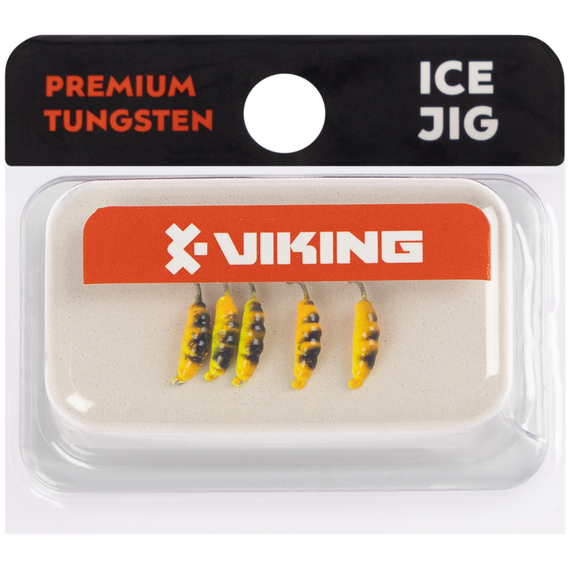 Мормишка вольфрамова Viking Fishing Shrimp 0.33g 7mm Hot2 (5шт), Розмір/Вага: 7мм/0.33г, Колір мормишки: Hot2, фото , изображение 2