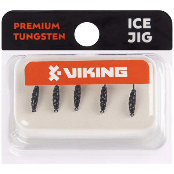 Мормишка вольфрамова Viking Fishing Shrimp 0.33g 7mm Black (5шт), Размер/Вес: 7мм/0.33г, Колір мормишки: Black, фото , изображение 2