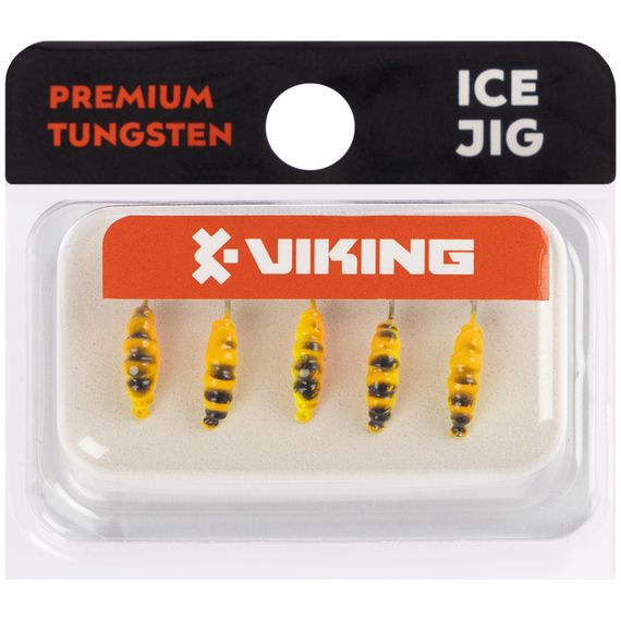 Мормишка вольфрамова Viking Fishing Shrimp 0.58g 8mm Hot2 (5шт), Розмір/Вага: 8мм/0.58г, Колір мормишки: Hot2, фото , изображение 2