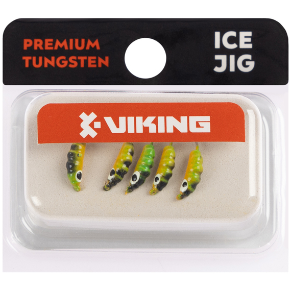 Мормишка вольфрамова Viking Fishing Shrimp 0.58g 8mm Hot3 (5шт), Розмір/Вага: 8мм/0.58г, Колір мормишки: Hot3, фото , изображение 2
