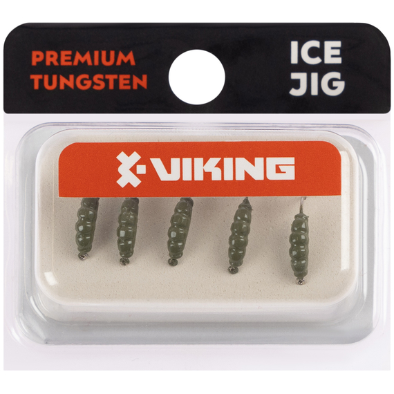 Мормишка вольфрамова Viking Fishing Shrimp 0.58g 8mm Olive (5шт), Розмір/Вага: 8мм/0.58г, Колір мормишки: Olive, фото , изображение 2