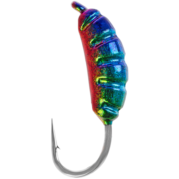 Мормишка вольфрамова Viking Fishing Shrimp 0.91g 9mm Rainbow (5шт), Розмір/Вага: 9мм/0.91г, Колір мормишки: Rainbow, фото 