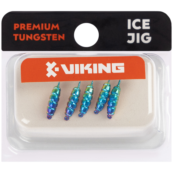 Мормишка вольфрамова Viking Fishing Shrimp 0.91g 9mm Rainbow (5шт), Розмір/Вага: 9мм/0.91г, Колір мормишки: Rainbow, фото , изображение 2