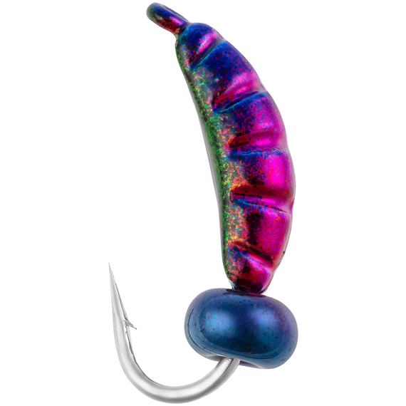 Мормишка вольфрамова Viking Fishing Shrimp+bead 0.64g 8mm Rainbow (5шт), Розмір/Вага: 8мм/0.64г, Колір мормишки: Rainbow, фото 