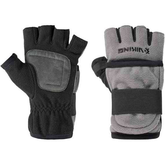 Рукавички Viking Fishing Ice Pro Gloves M (fleece) к:grey-graphite, фото 