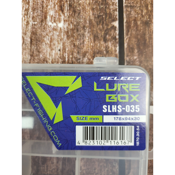 Коробка Select Lure Box SLHS-035 17.8х9.4х3cm, Розмір коробки: 17.8х9.4х3cm, Модель: SLHS-013, фото , изображение 4