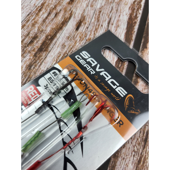 Оснащення Savage Gear Carbon49 Stinger #8 5.5 cm 11kg (3 шт/уп.), фото , изображение 5