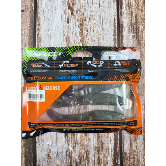 Силикон Select Boozer 4" col.888 (3 шт/упак), Длина силикона: 4.0" (10.16 см), Расцветка силикона: 888, фото , изображение 4