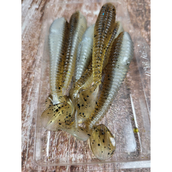 Силікон Select FatFish 3" #215 (6 шт / уп), Довжина силікону: 3" (7.62 см), Колір силікону: 215, фото , изображение 7