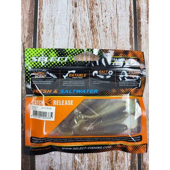 Силикон Select FatFish 3" #302 (6 шт/уп), Длина силикона: 3" (7.62 см), Расцветка силикона: 302, фото , изображение 4