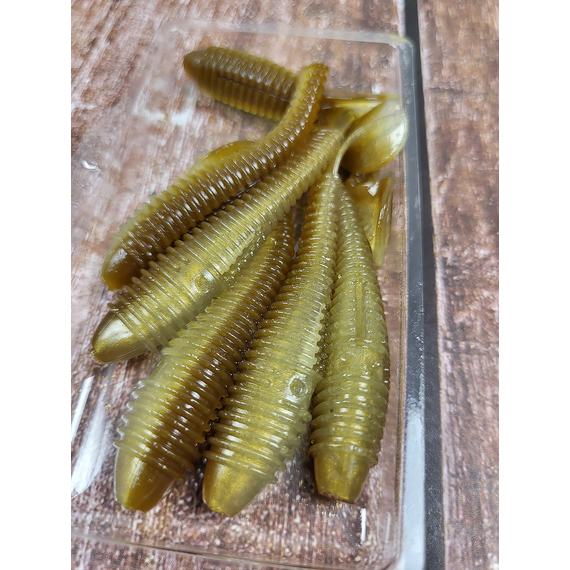 Силикон Select FatFish 3" #302 (6 шт/уп), Длина силикона: 3" (7.62 см), Расцветка силикона: 302, фото , изображение 6