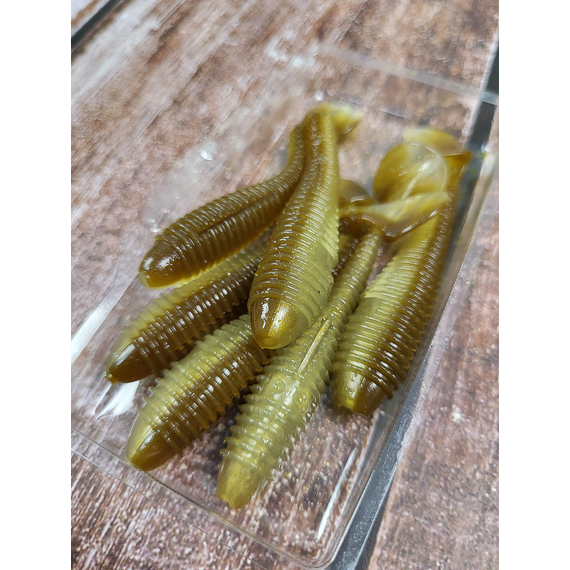 Силикон Select FatFish 3" #302 (6 шт/уп), Длина силикона: 3" (7.62 см), Расцветка силикона: 302, фото , изображение 7