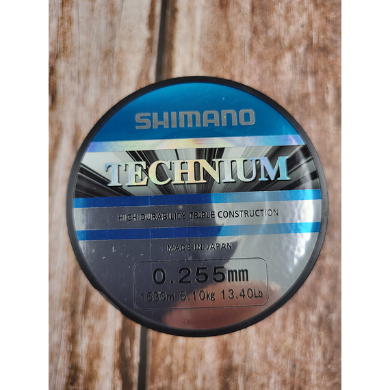 Жилка SHIMANO TECHNIUM 1530m 0.255mm 6.1kg, Діаметр: 0.255, Розмотування: 1530m, фото , изображение 4