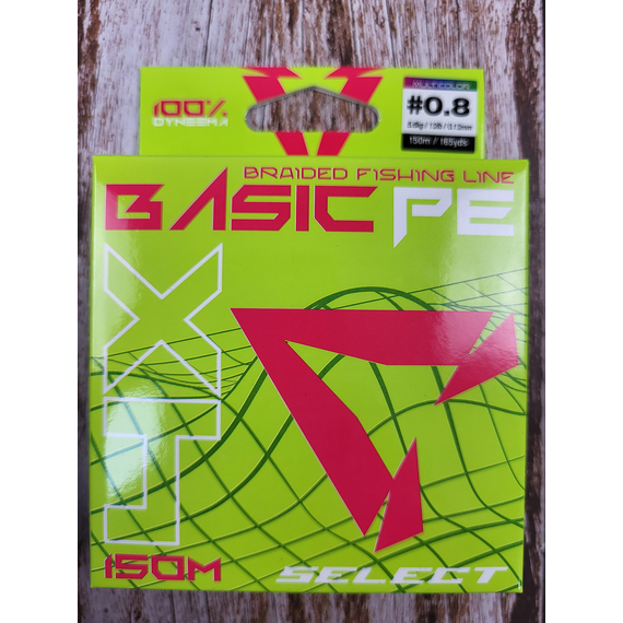 Шнур Select Basic PE 150m (разноцветный) 0.12mm 12lb/5.6kg, Диаметр: 0.12mm, Размотка: 150m, Выберите цвет: мультиколор, фото , изображение 9