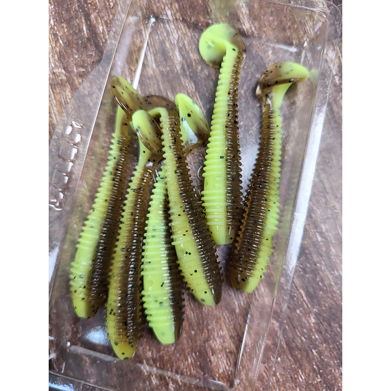 Силикон Select FatFish 2.4" #242 (6 шт/уп), Длина силикона: 2.4" (6.1 см), Расцветка силикона: 242, фото , изображение 7