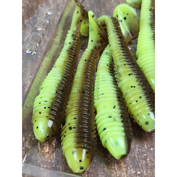 Силикон Select FatFish 2.4" #242 (6 шт/уп), Длина силикона: 2.4" (6.1 см), Расцветка силикона: 242, фото , изображение 9