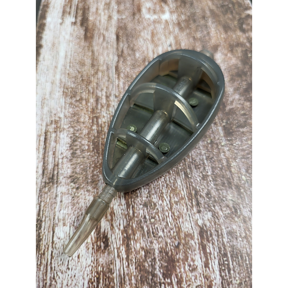 Годівниця Brain Bullet Flat Feeder XL 40g, Вага годівниці: 40 гр, Тип годівниці: Flat Feeder, фото , изображение 6