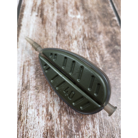 Годівниця Brain Bullet Flat Feeder XL 40g, Вага годівниці: 40 гр, Тип годівниці: Flat Feeder, фото , изображение 7