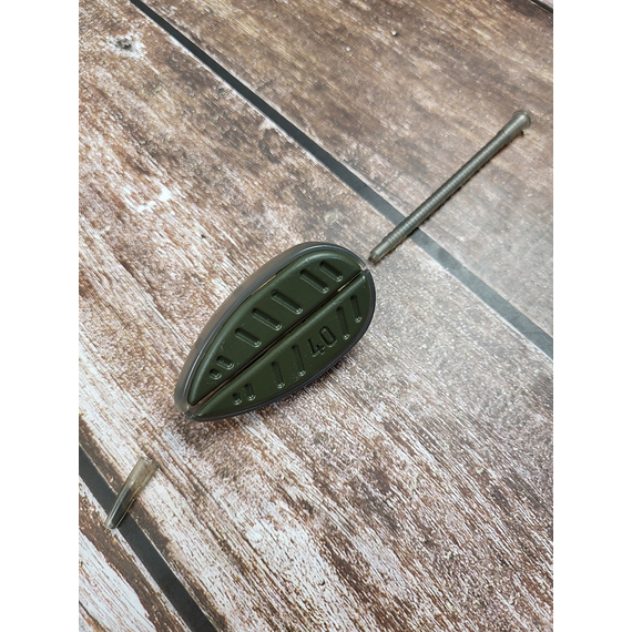 Годівниця Brain Bullet Flat Feeder XL 40g, Вага годівниці: 40 гр, Тип годівниці: Flat Feeder, фото , изображение 8