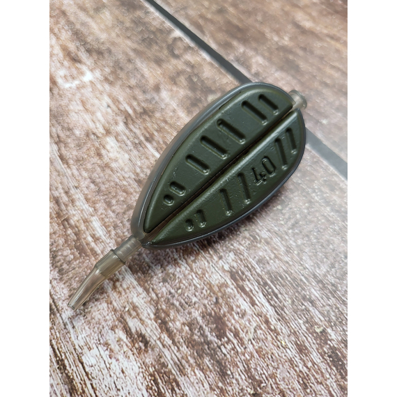 Годівниця Brain Bullet Flat Feeder XL 40g, Вага годівниці: 40 гр, Тип годівниці: Flat Feeder, фото , изображение 9