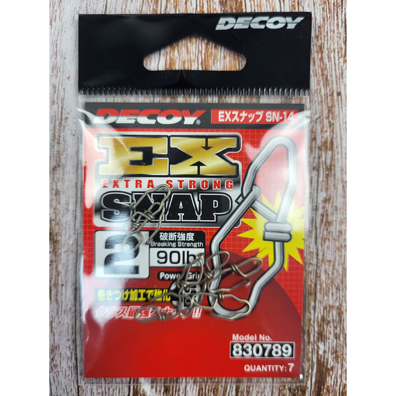 Застежка Decoy SN-14 Ex Snap #2 (7 шт/уп), фото , изображение 4