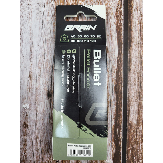 Годівниця Brain Bullet Pellet Feeder XL 80g, Вага годівниці: 80 гр, Тип годівниці: Pellet, фото , изображение 5