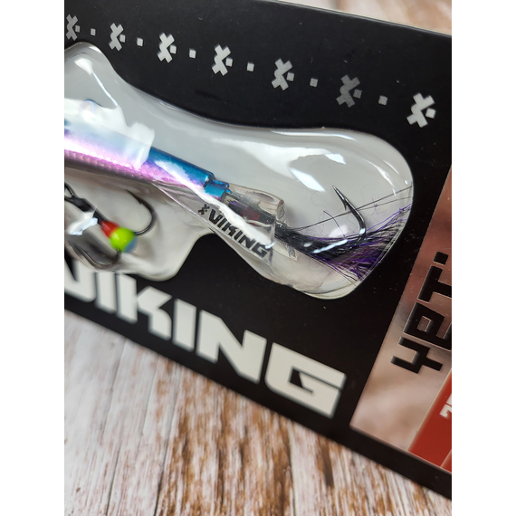 Балансир Viking Fishing Yeti Ice Jig 75mm 36.0g #01 Blue Glam, Розмір/Вага: 75мм/36г, Колір балансиру: #1 Blue Glam, фото , изображение 7