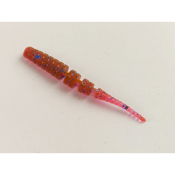 Силікон Select Javik 2.2" col.900 — їстівний черв’як для окуня та нано-джигу (7 шт.), Довжина силікону: 2.2" (5.59 см), Колір силікону: 900, фото , изображение 3