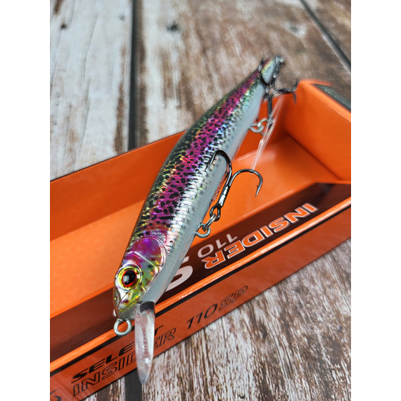 Воблер Select Insider 110SP 110mm 17.0g S48 (1.0-1.5m), Розмір/Вага: 110mm/17g, Колір воблера: S48, фото , изображение 9