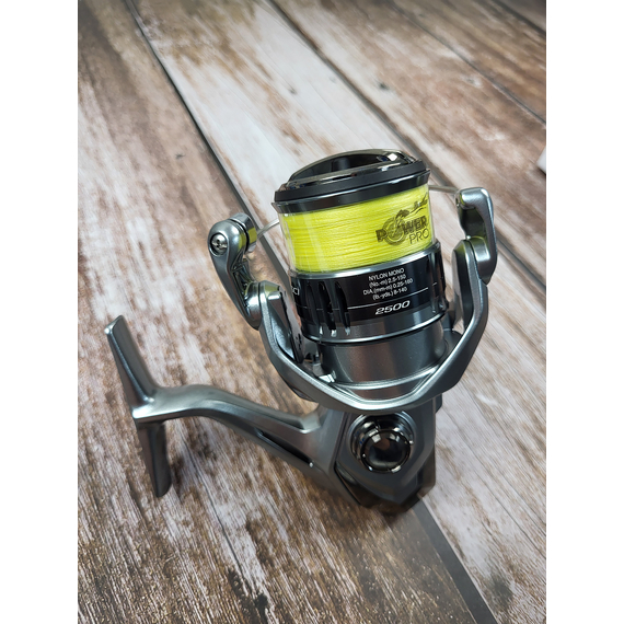 Котушка Shimano Nasci FC 2500  FC + плетений шнур PowerPro 0.15мм (комплект), Розмір шпулі: 2500+шнур, фото , изображение 14
