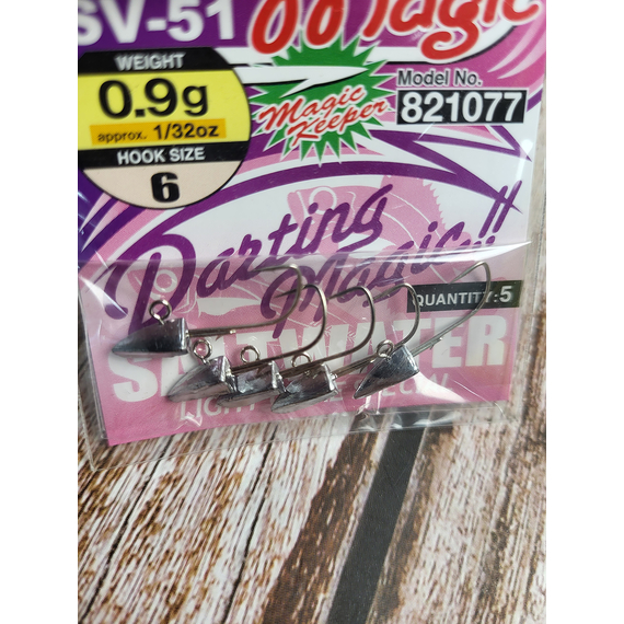 Джиг головка Decoy SV-51 06-0.9g, 5 шт/уп, фото , изображение 5