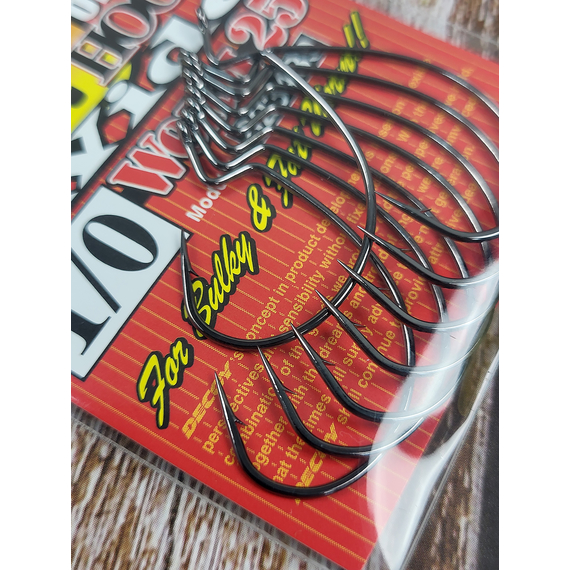 Крючок Decoy Worm25 Hook Wide #1/0 (8 шт/уп), фото , изображение 6